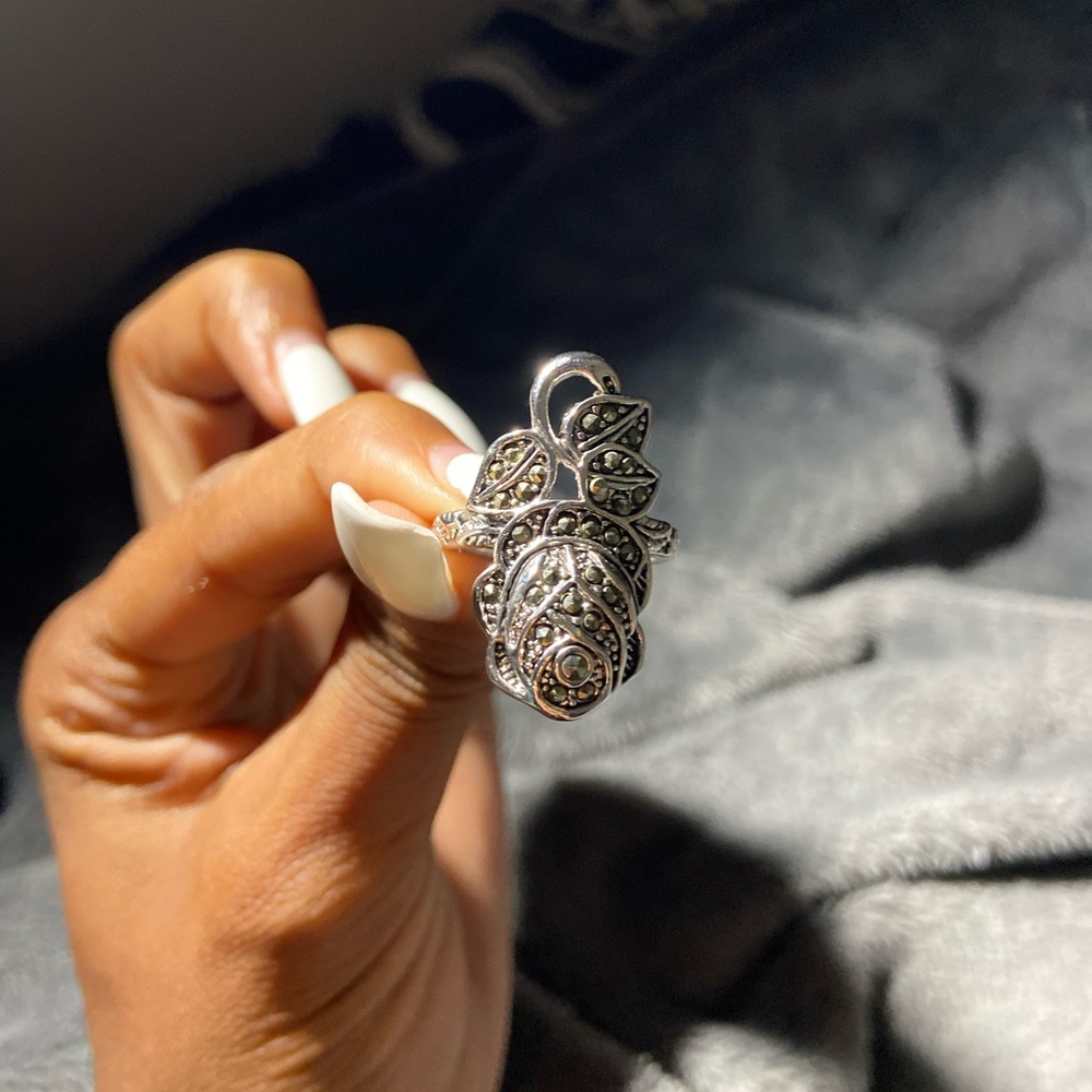 Rose silver ring - Picture 4 of 6